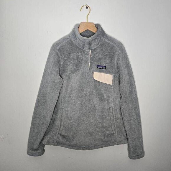 Patagonia Sweaters - Patagonia Re-Tool Snap-T Fleece Women's Size Small Gray